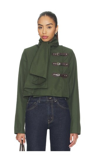 Lovers and Friends Florence Jacket in Dark Green. - size M | Revolve Clothing (Global)