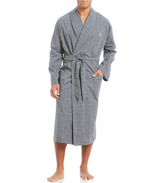 Windowpane Robe | Dillard's