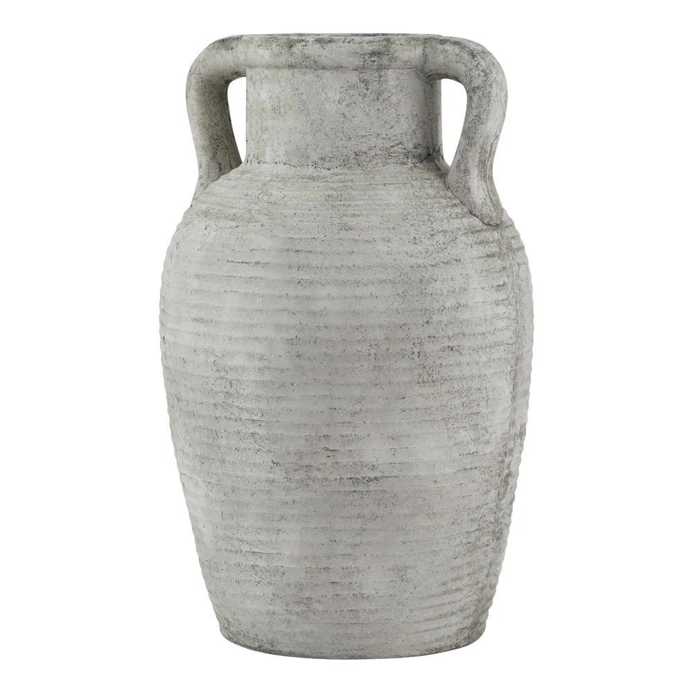Athena Large Amphora Pot - Stone | Olivia's
