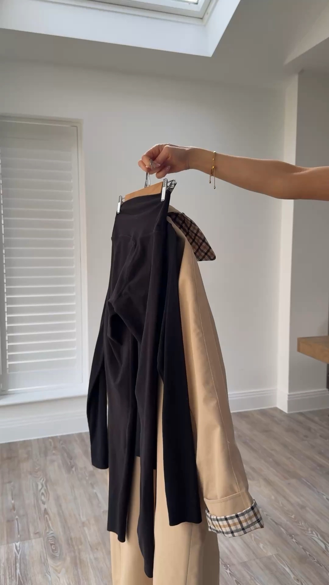 Everyday mum outfit styling a simple all black base/ super soft black leggings and layering with a trench and trainers x

#LTKstyletip #LTKspring #LTKuk