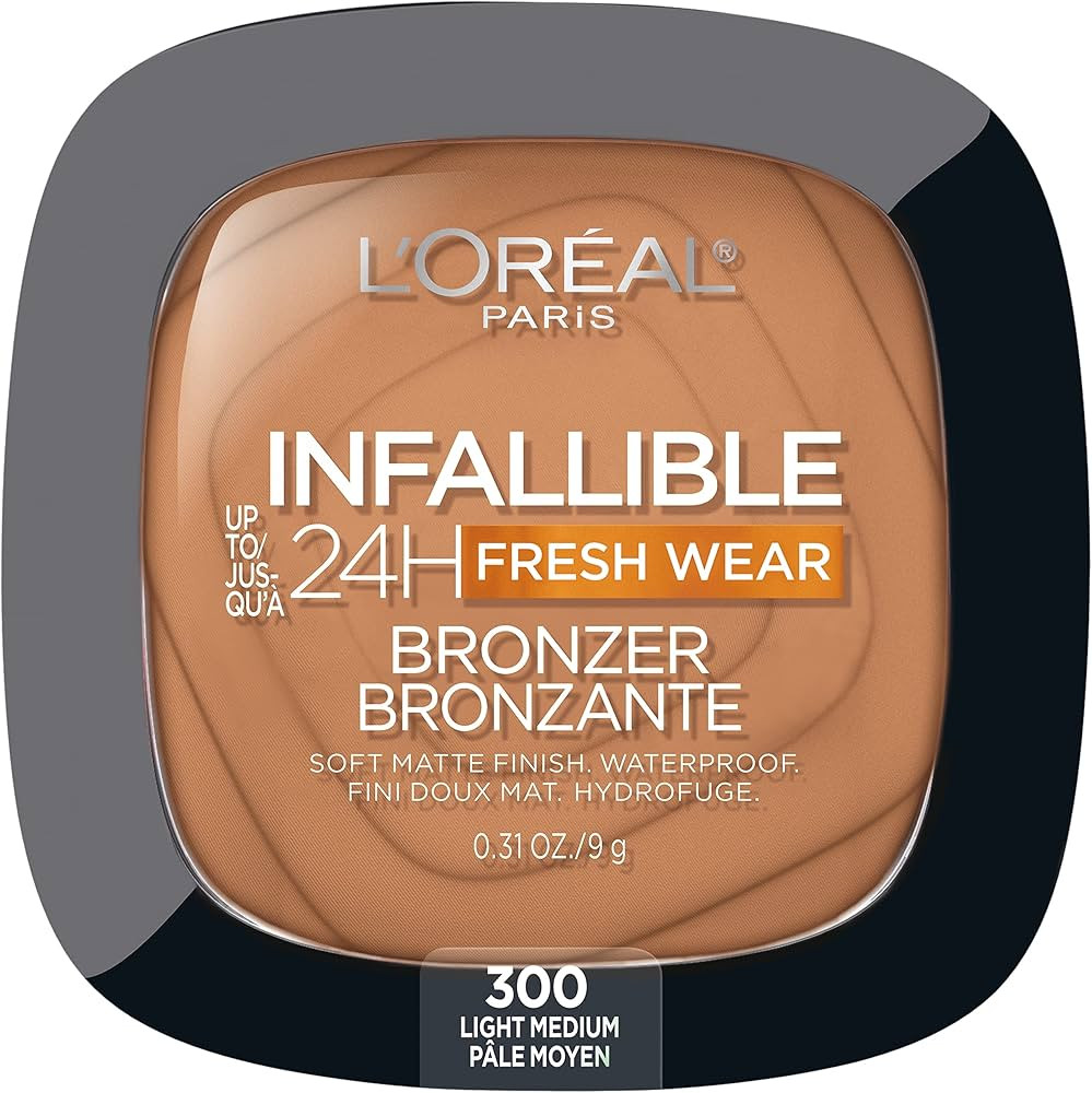 L'Oreal Paris Infallible Up to 24H Fresh Wear Soft Matte Longwear Bronzer. Waterproof, heatproof,... | Amazon (US)