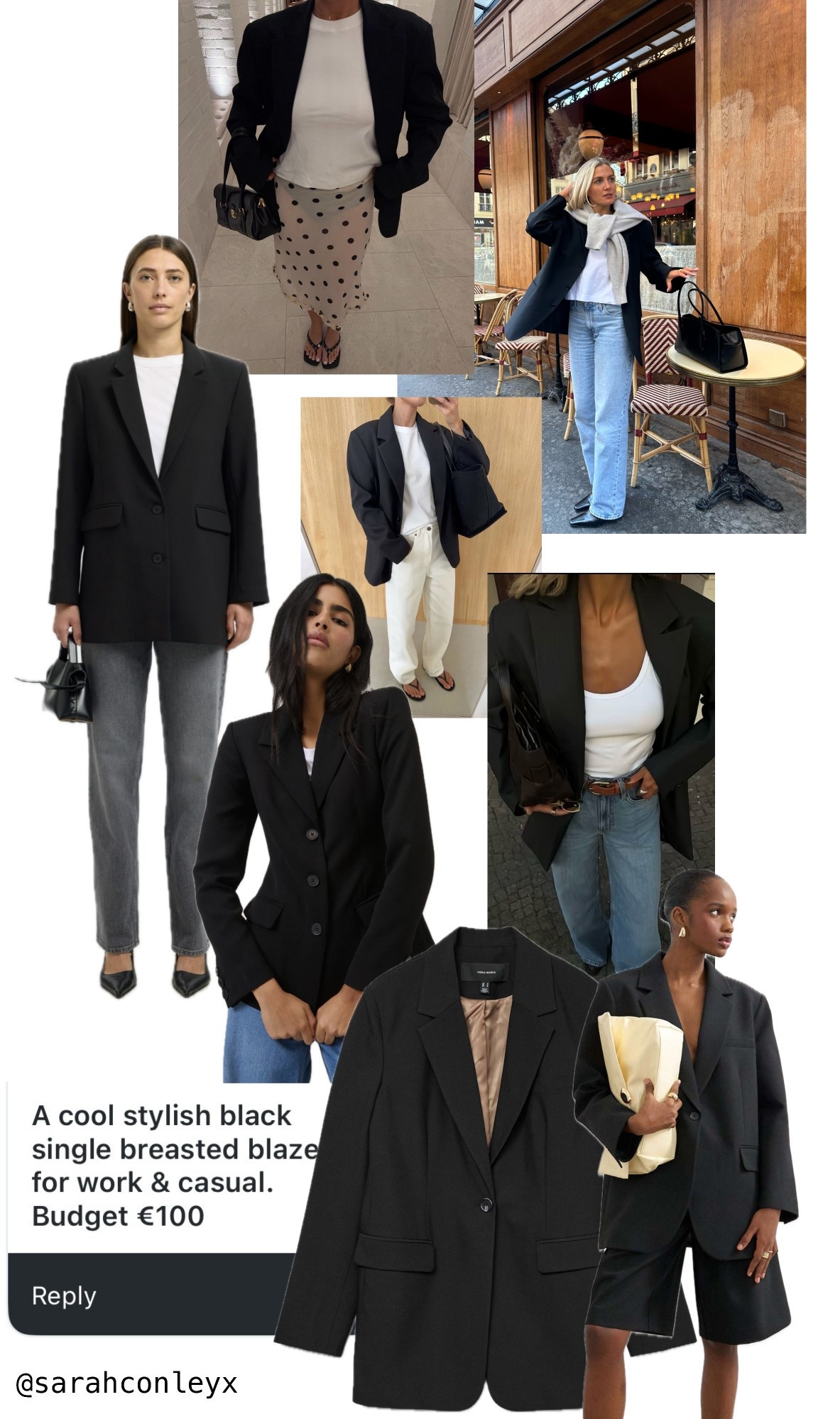 Black single breasted blazer
Black relaxed blazer
Spring workwear for women

#LTKworkwear #LTKspring #LTKstyletip