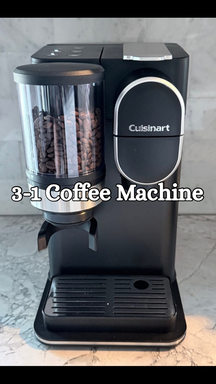 3-1 Coffee Maker

Grindes Beans 
Refill Cup 
K-Cups


#CoffeeLover #Coffee #CoffeeGrinder
#CoffeeMachine 



#LTKU #LTKFindsUnder100 #LTKHome