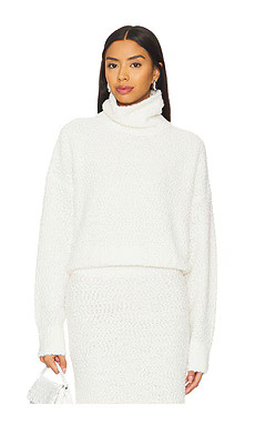 LPA Evan Turtleneck Sweater in Winter White from Revolve.com | Revolve Clothing (Global)