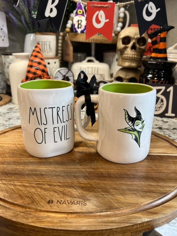 Rae Dunn Disney Maleficent Mistress of Evil Ceramic Mug - Etsy | Etsy (US)