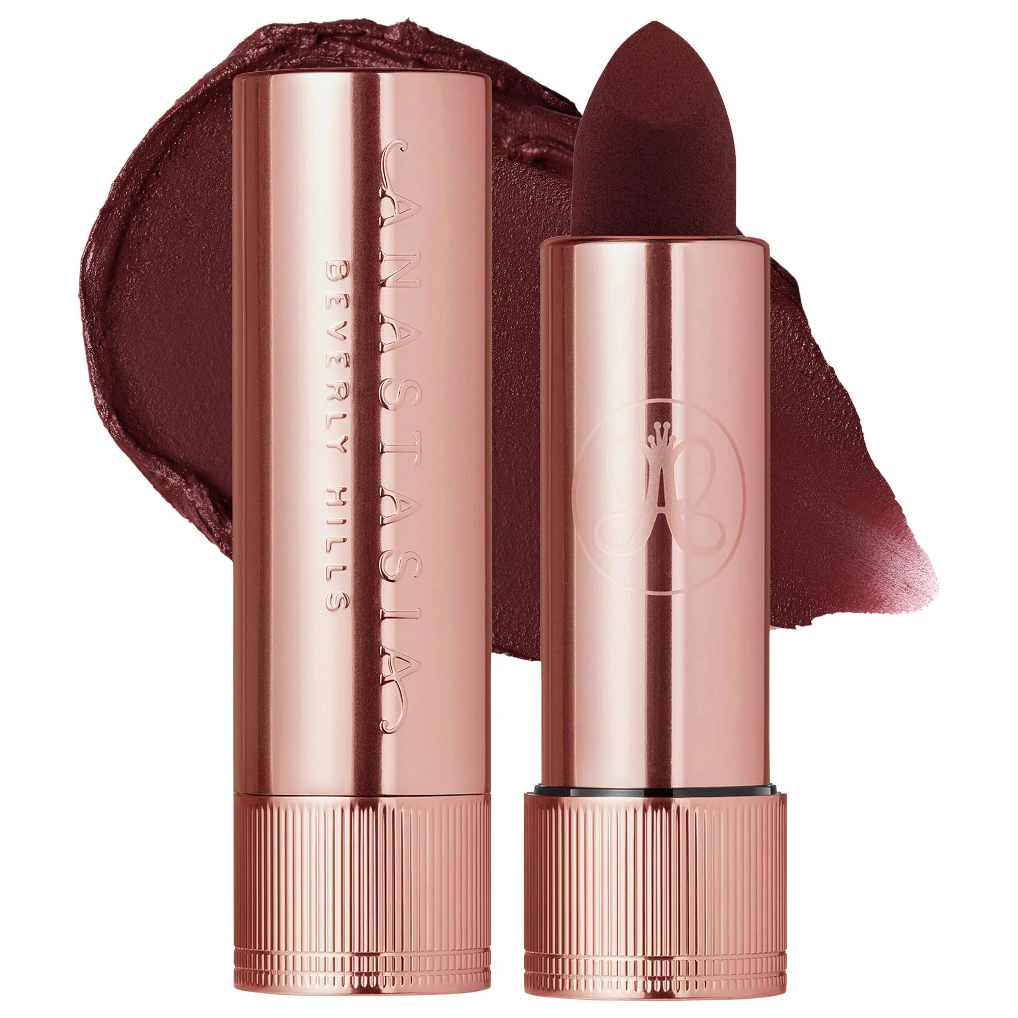 Anastasia Beverly Hills Full-Pigment Matte & Satin Velvet Lipstick Berry Mocha 0.10 oz/3 g | Sephora (US)