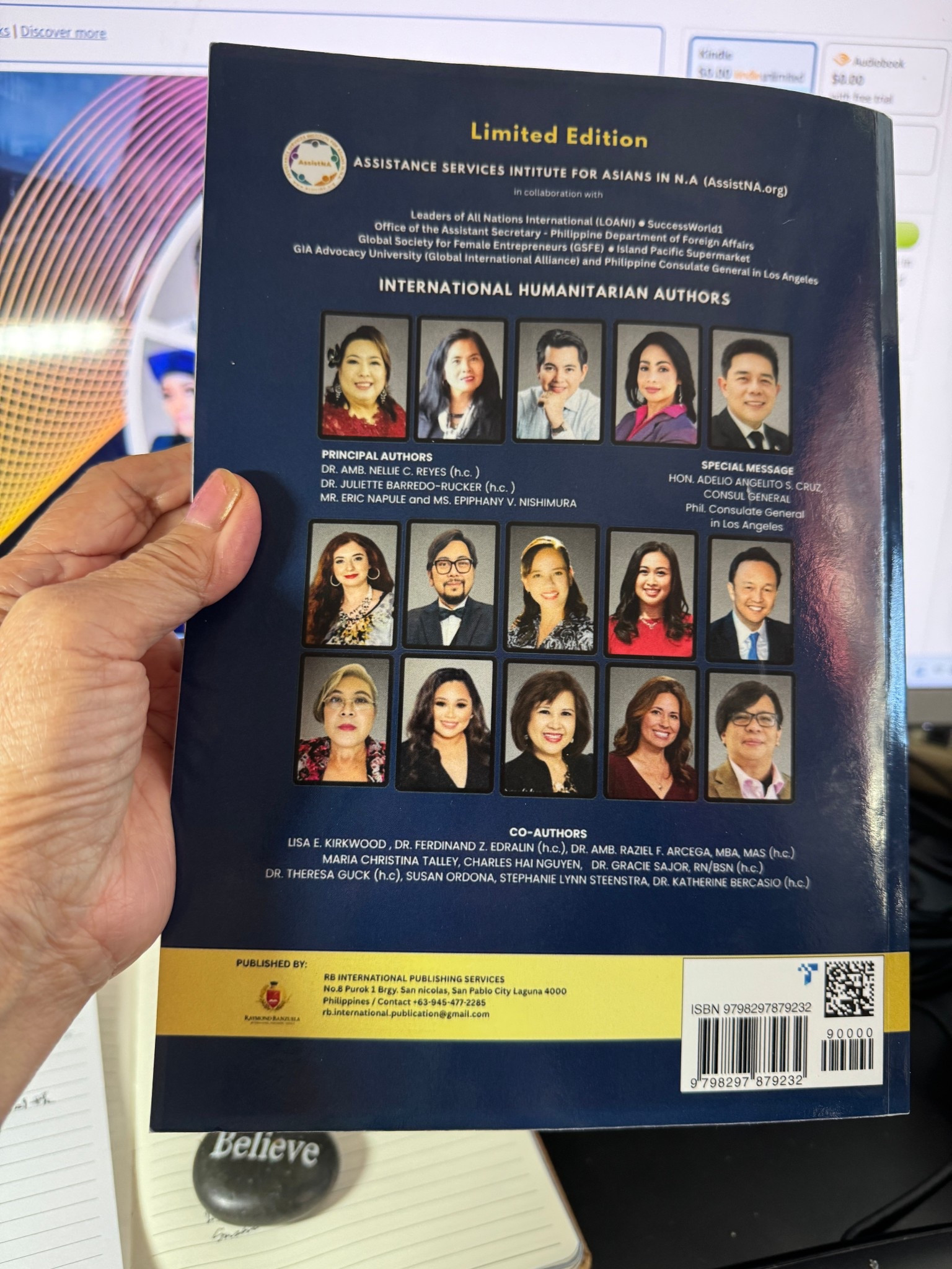 Our book: A Legacy on Humanitarianism! 

#LTKstorytime #LTKselfcare #LTKGiftGuide