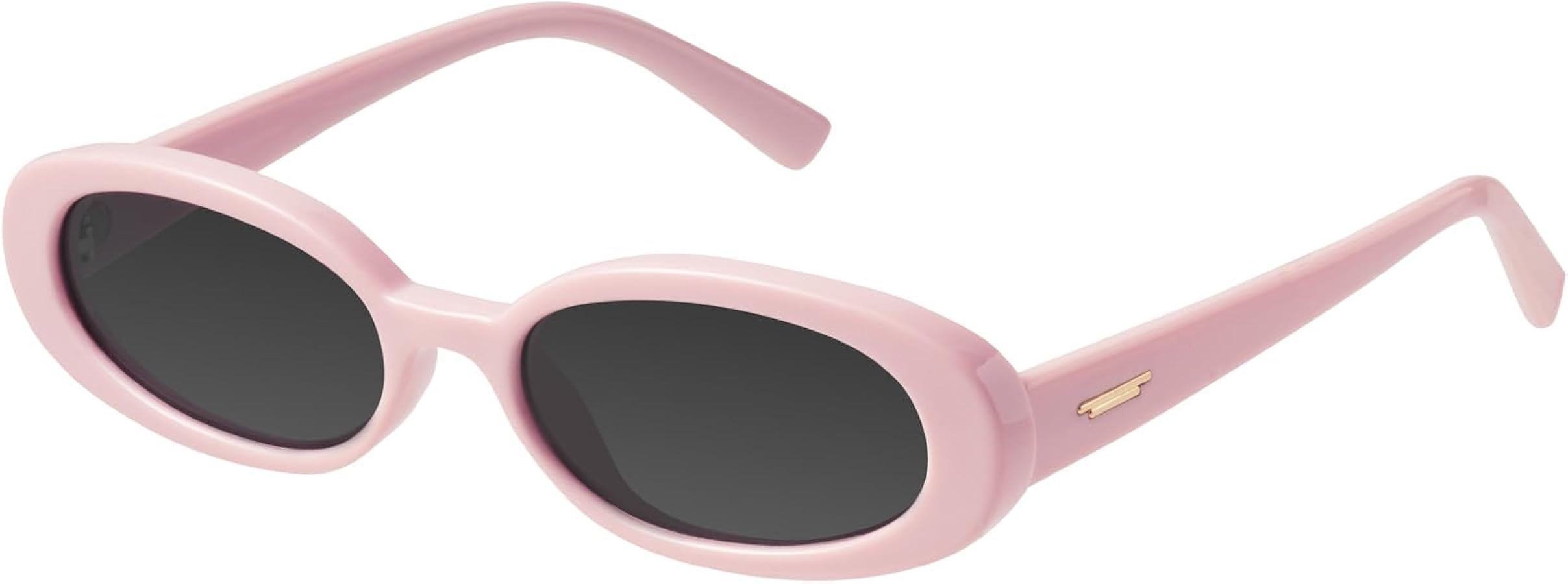 mosanana Retro Tiny Oval Sunglasses for Women with Small Face Narrow Style MS52360 | Amazon (US)