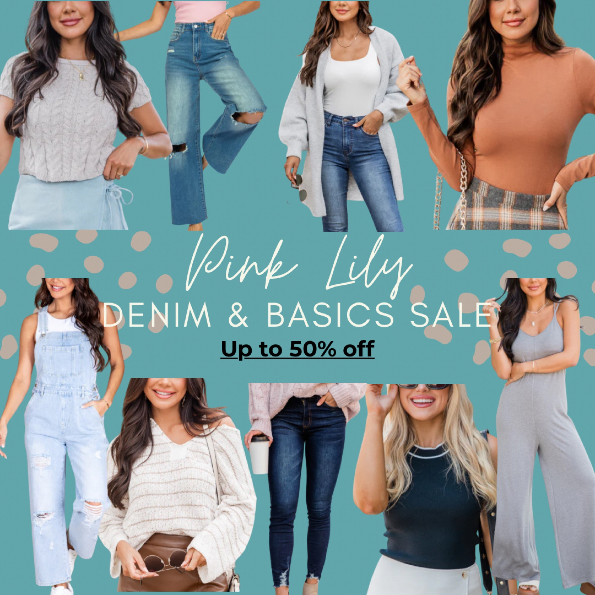🚨🚨ONE day left to get the cutest denim and basics for up to 50% off!!🚨🚨You don’t want to miss this!!😍

Denim, Basics, Womens Clothing, Sale, Jeans, Denim, Shirts, Cardigans, Jumpsuit, Sweater, Overalls 

#LTKStyleTip #LTKSaleAlert #LTKFindsUnder50