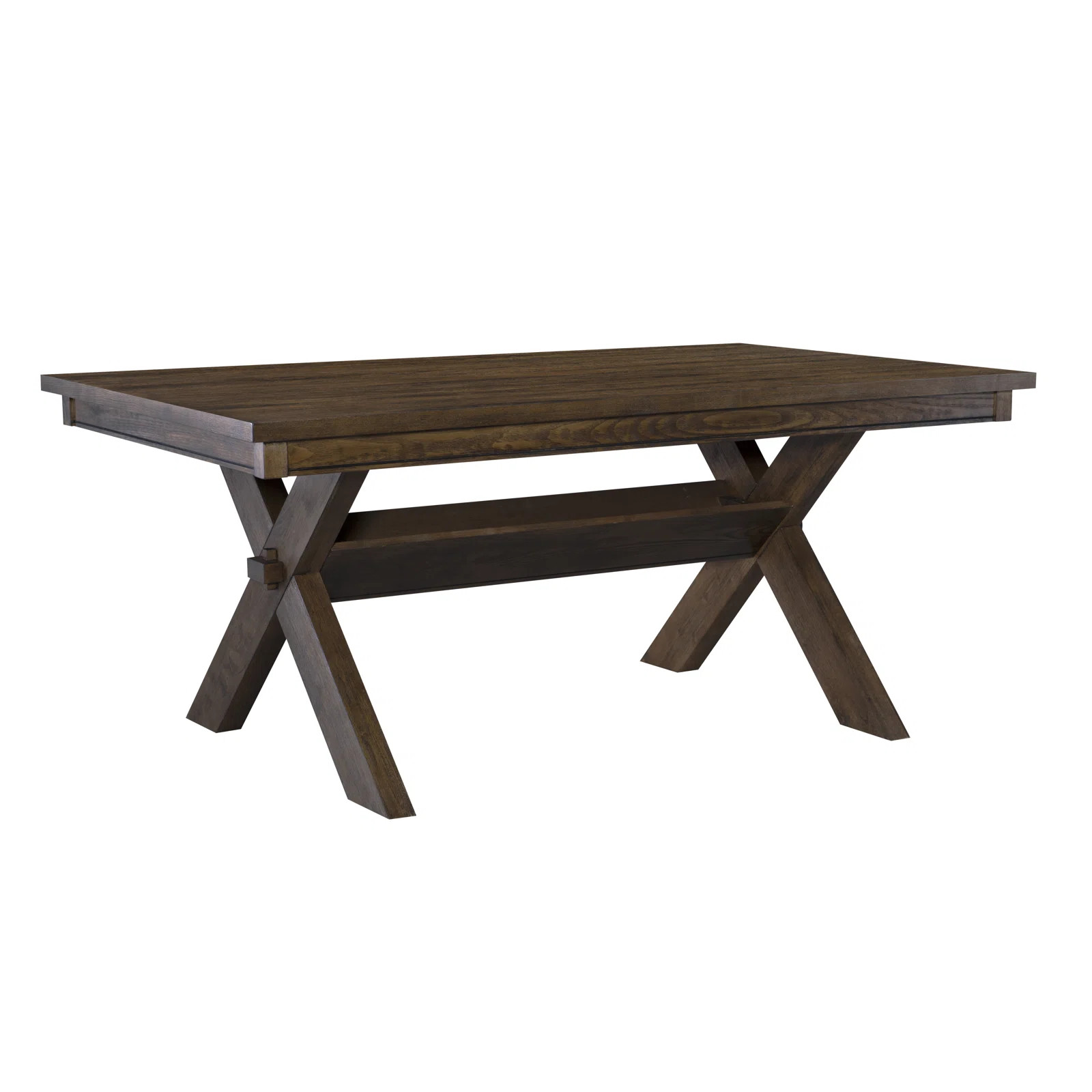 Gigi 70" Solid Wood Farmhouse Trestle Base Dining Table | Wayfair North America