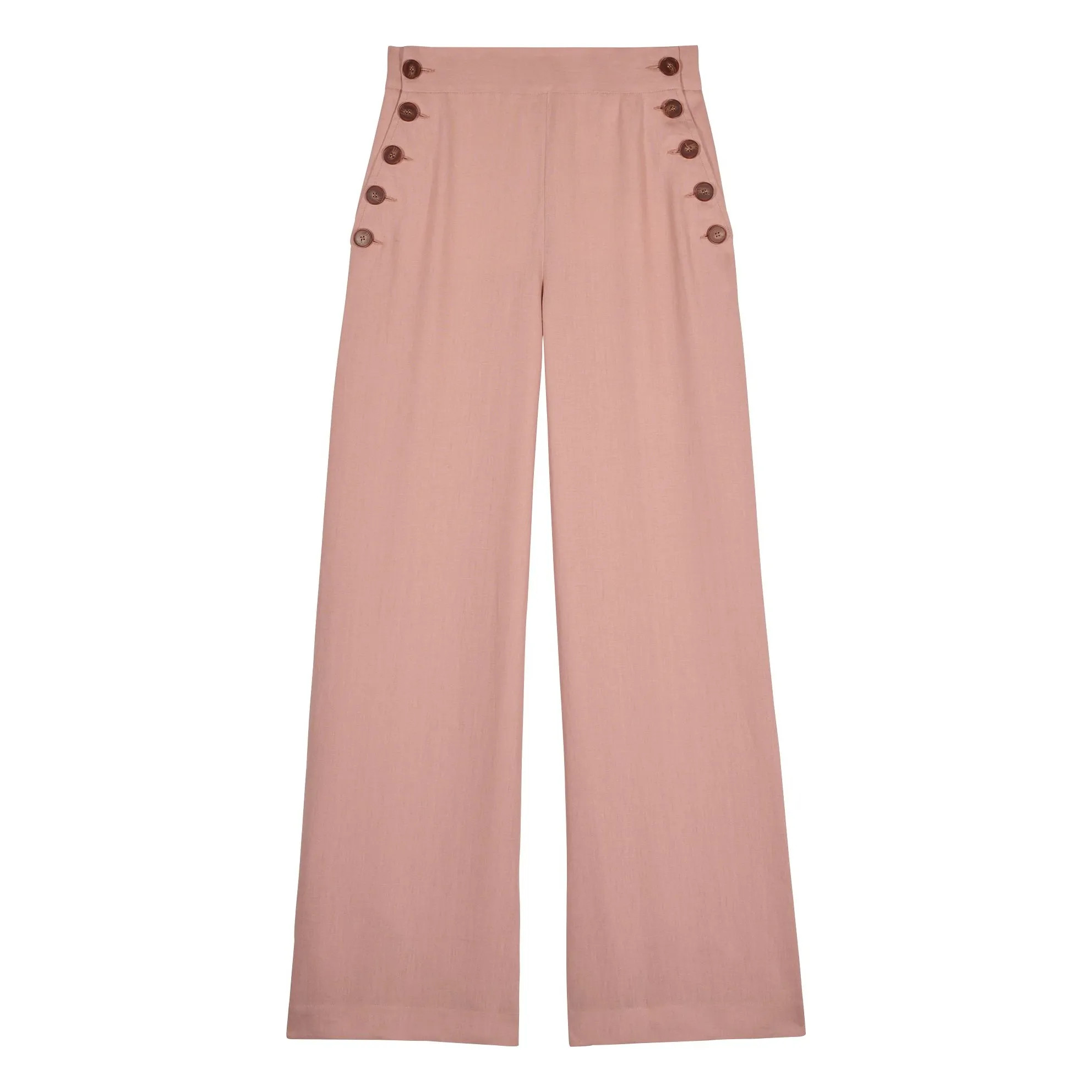 Pablo Linen Pants | Pink | Smallable