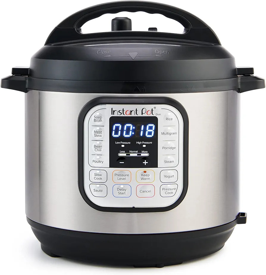 Instant Pot Duo 7-in-1 Electric Pressure Cooker, Slow Cooker, Rice Cooker, Steamer, Sauté, Yogur... | Amazon (US)