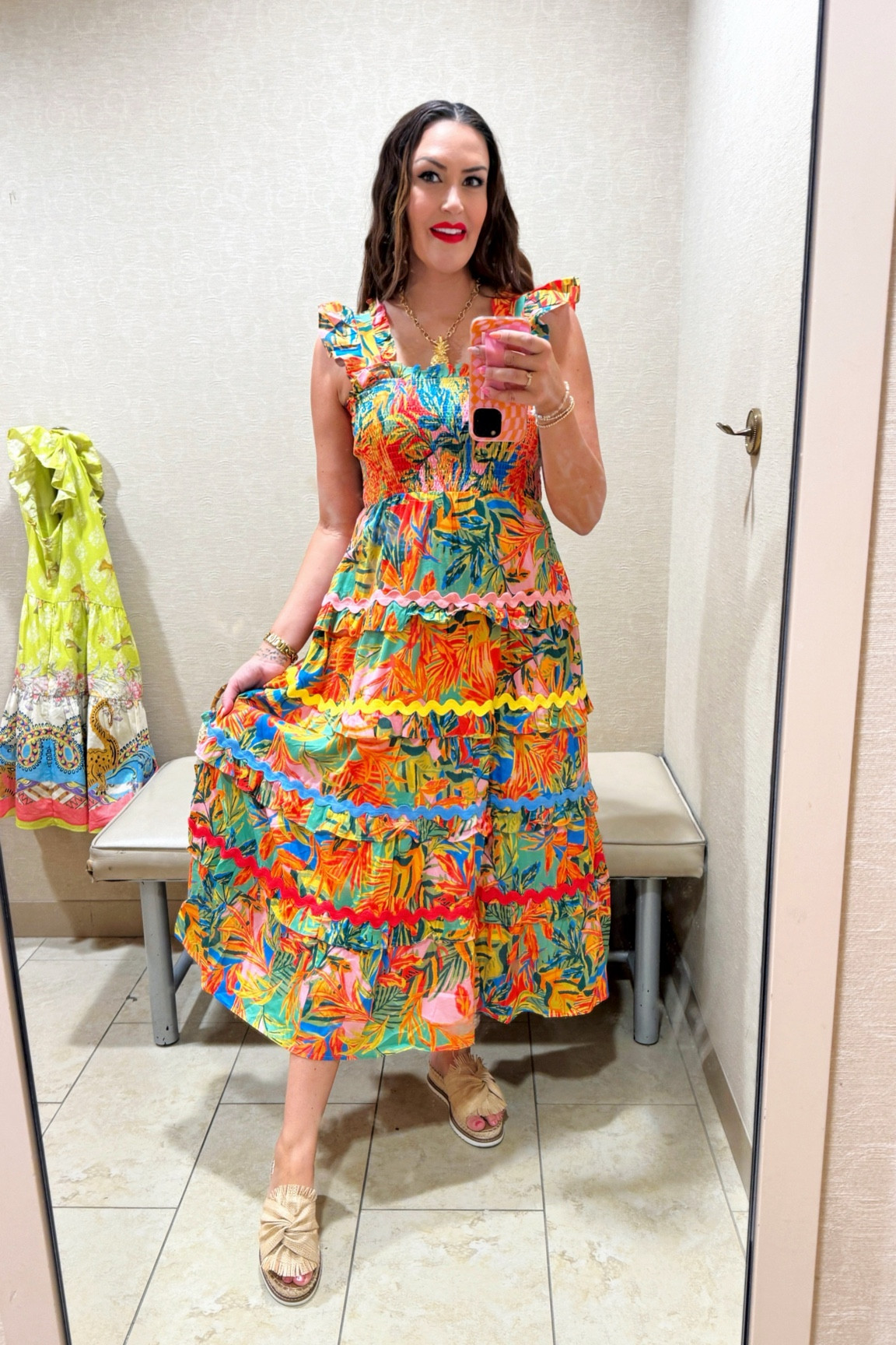 This is one of my all-time favorite dresses! It’s so light and airy for summer, and still a great quality that you can wear for years!

Size Medium (go up 1)

#LTKParties #LTKSeasonal #LTKWedding