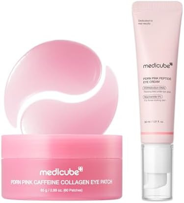 medicube Ultimate Night Eye Routine Duo: PDRN Caffeine Collagen Eye Patches and Salmon DNA PDRN E... | Amazon (US)