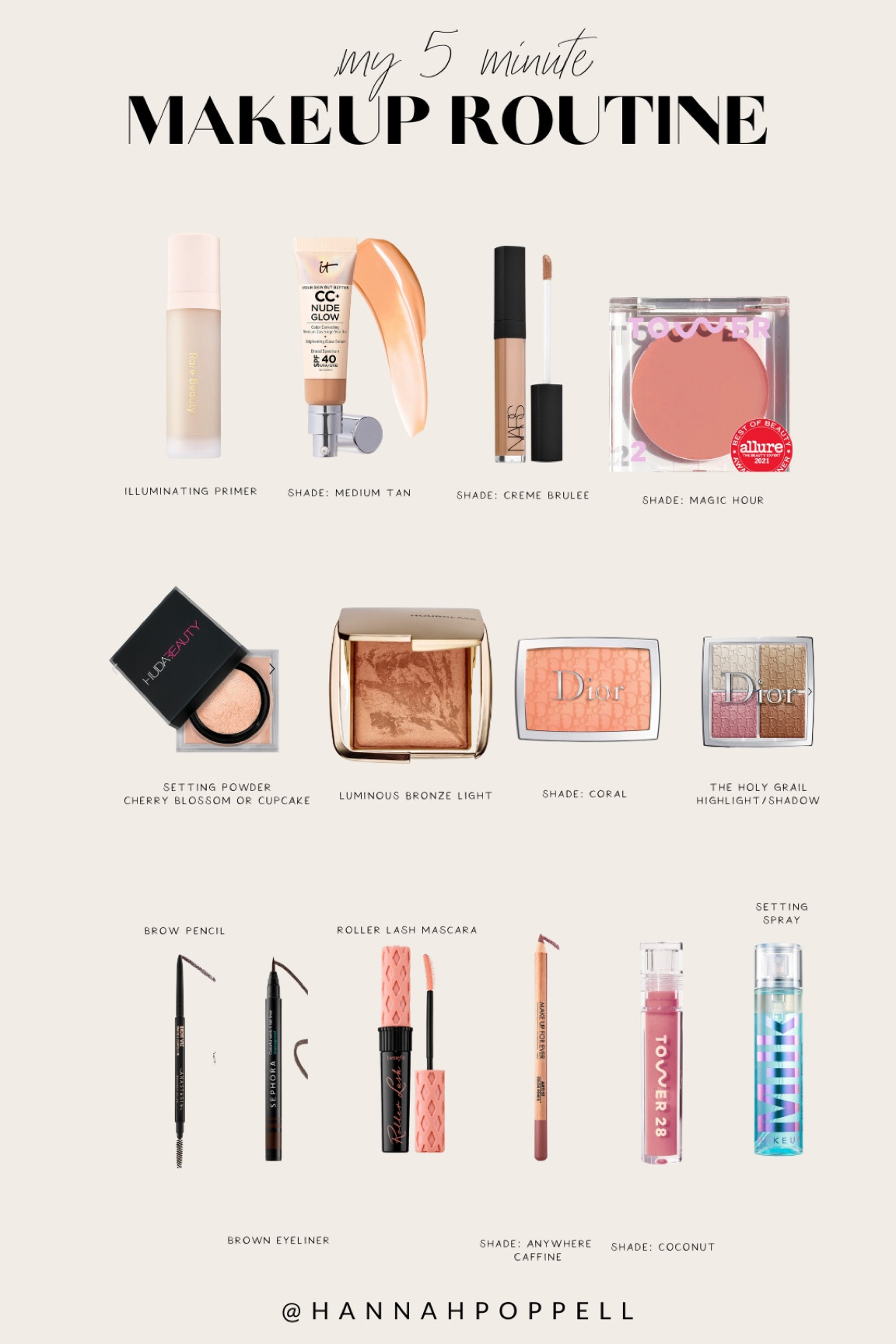 Busy girl makeup routine / mom makeup routine / 5 min makeup / minimal makeup / summer makeup / soft glam / cc cream / it cosmetics / clean beauty 

#LTKbeauty #LTKunder50 #LTKunder100