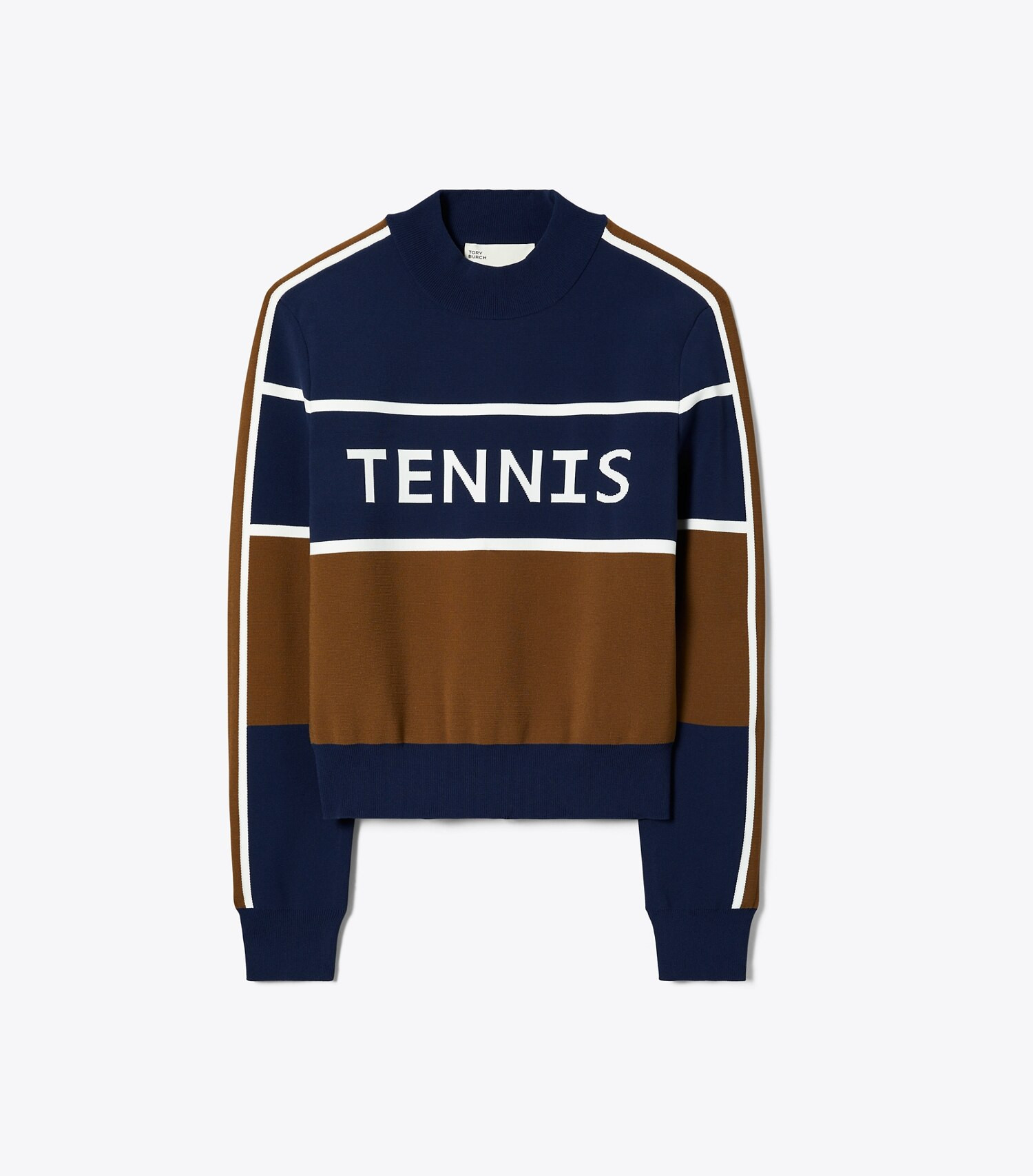 Cropped Tech Nylon Tennis Sweater: Women's Designer Sweaters | Tory Sport | Tory Burch (US)