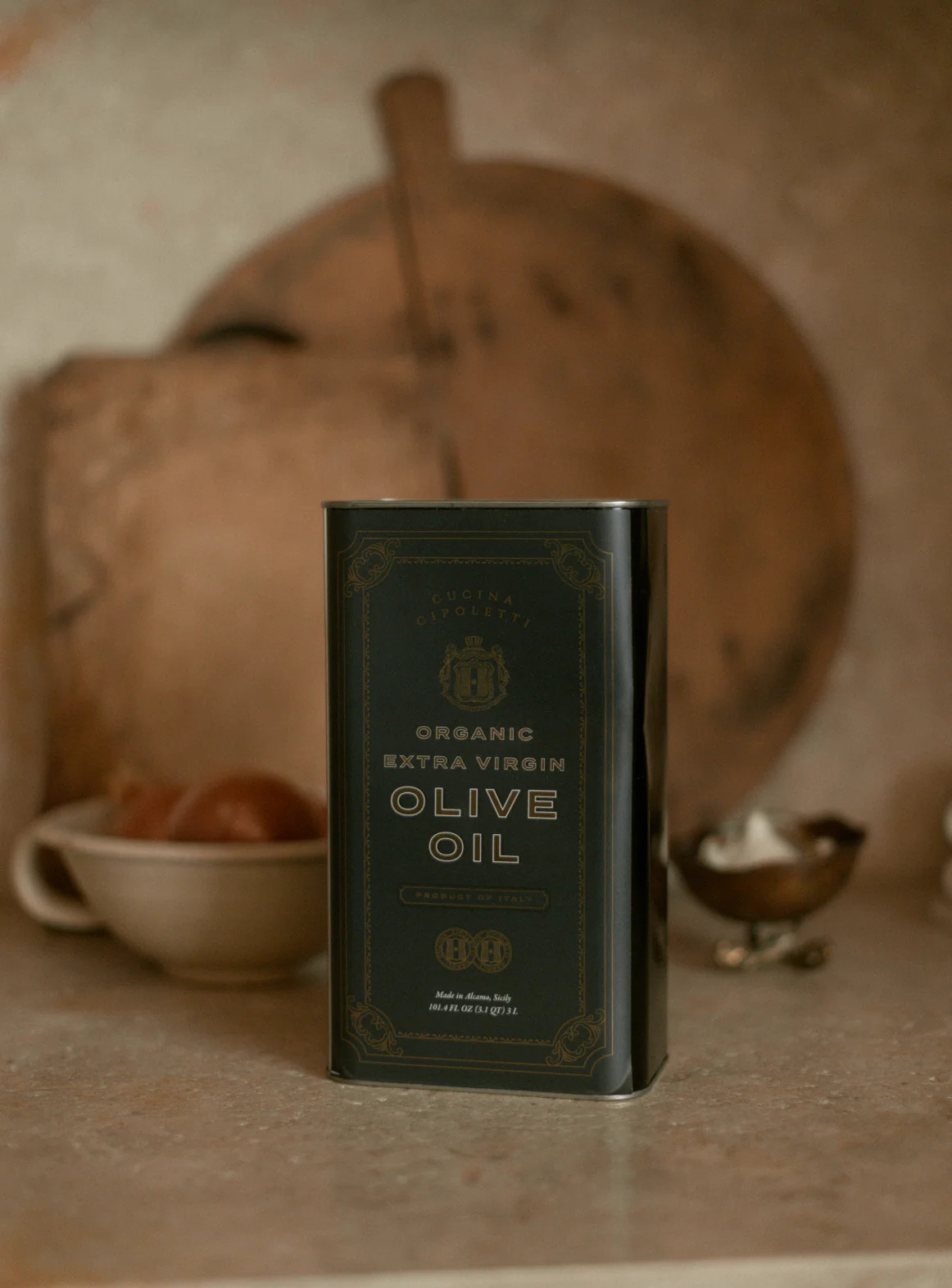 Organic Extra Virgin Olive Oil Tin | Cucina Cipoletti