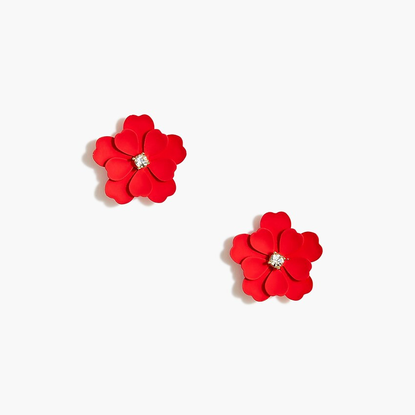 Floral statement stud earrings | J.Crew Factory