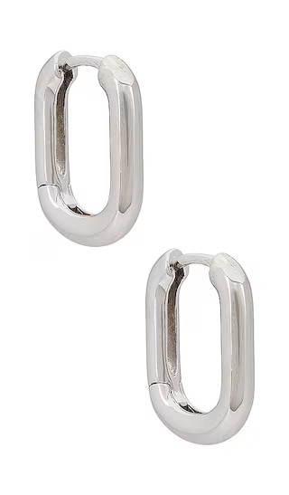 Cosmo Huggie in Silver | Revolve Clothing (Global)