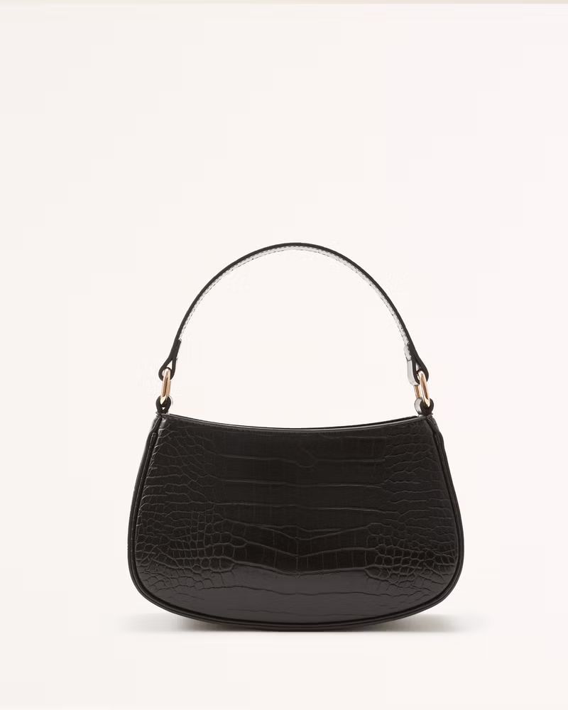 Abercrombie & Fitch Women's Mini Faux Crocodile Bag in Black - Size ONE SIZE | Abercrombie & Fitch (US)