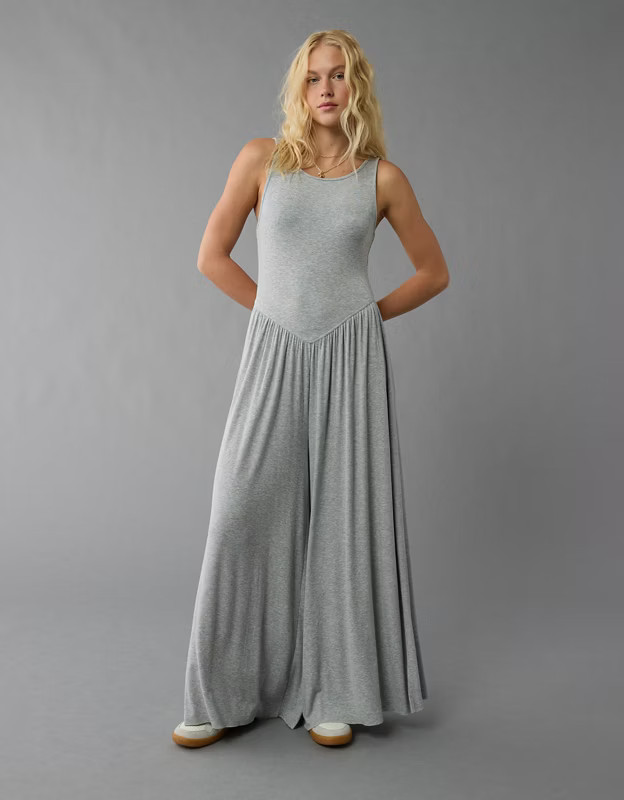 AE Soft & Sexy High Neck Jumpsuit | American Eagle Outfitters (US & CA)