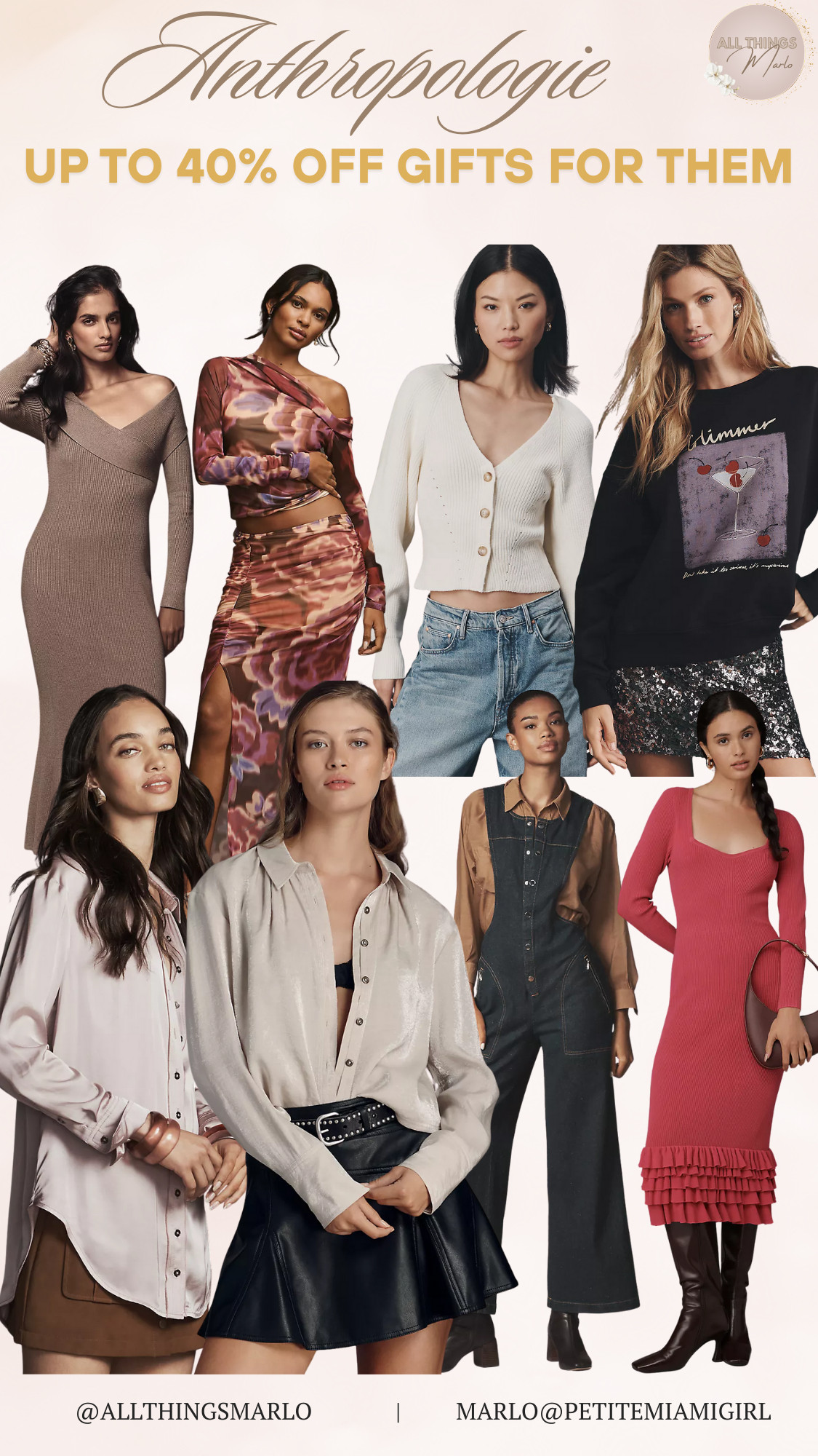 Anthropologie up to 40% off gifts for them. 

 #LTKGiftGuide #LTKHoliday #LTKSaleAlert