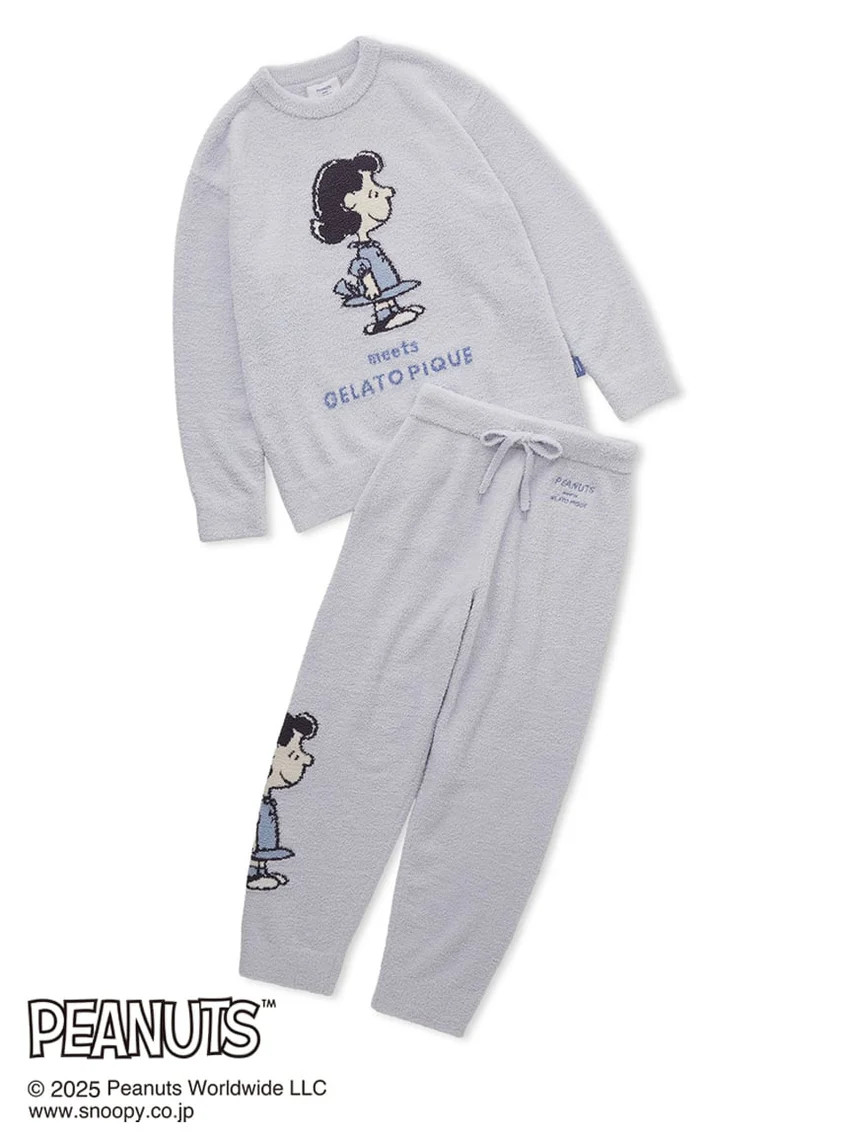 [PEANUTS] Baby Moco Jacquard Pullover & Pants Set | Gelato Pique