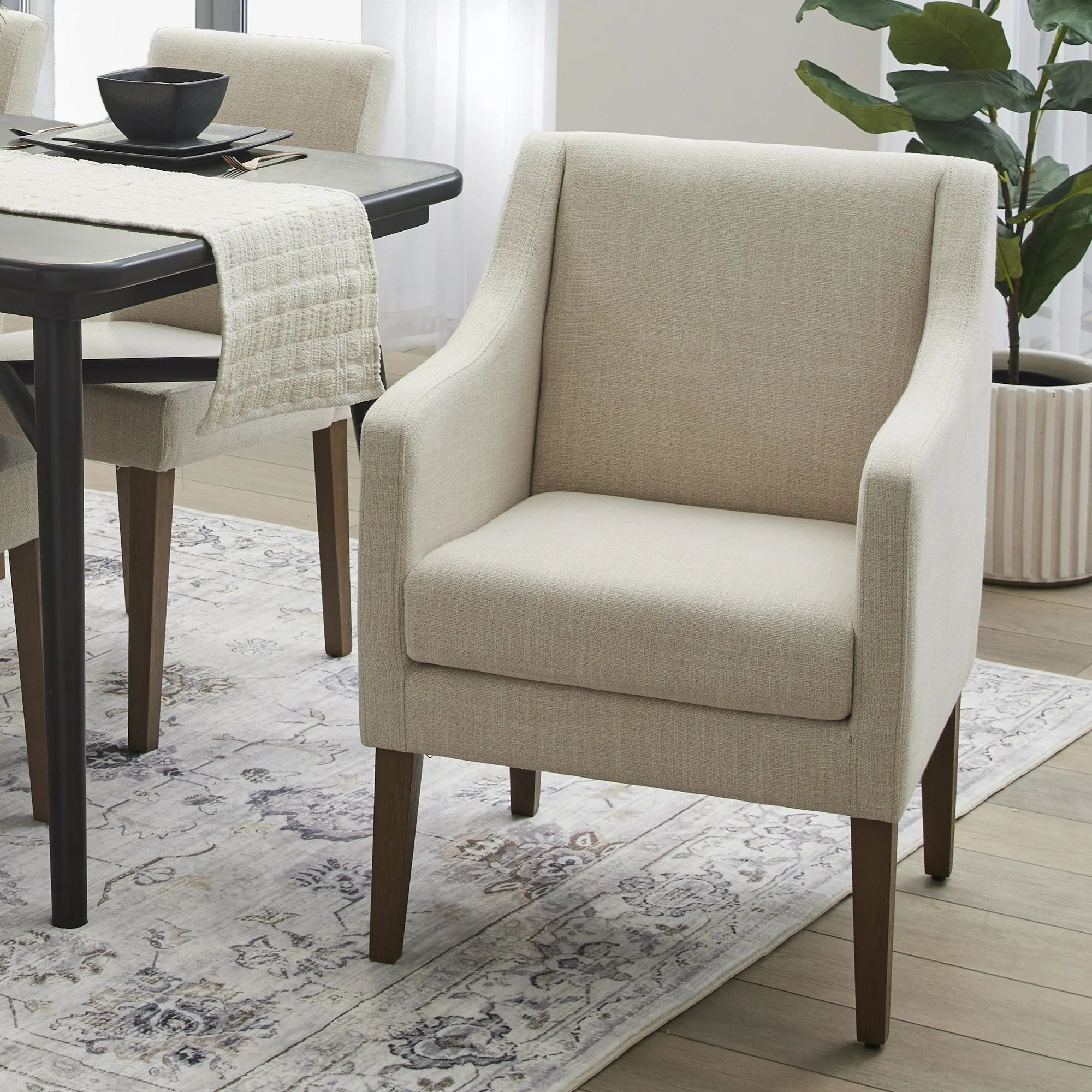 Better Homes & Gardens Canton Captains Dining Chair, Tobacco Oak, 2 Pack | Walmart (US)