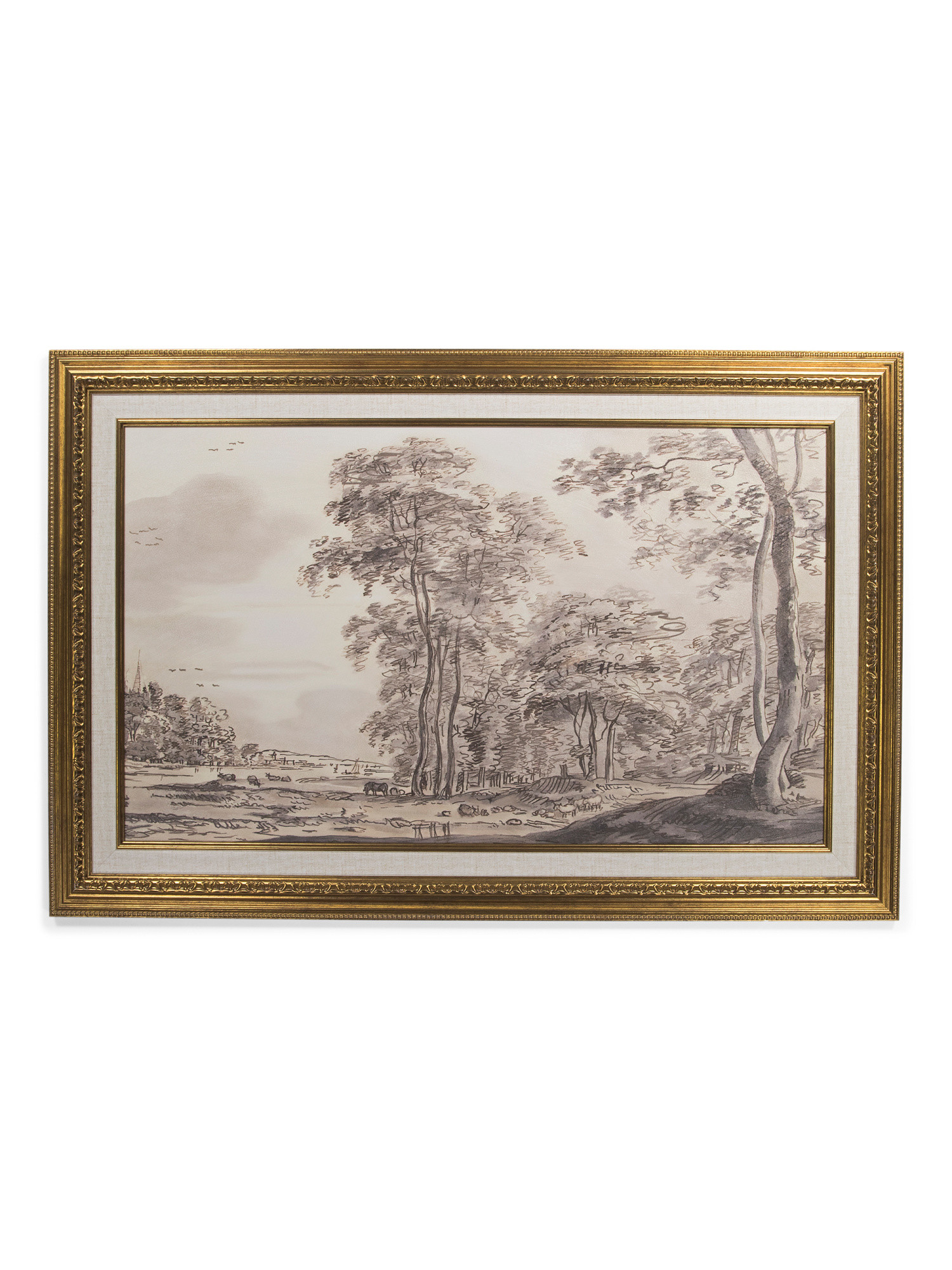 36x24 Landscape With Cattle Wall Art | TJ Maxx