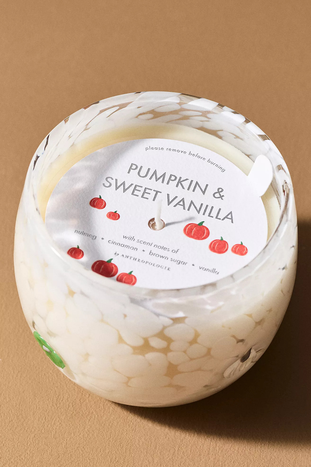 Mystic Icon Pumpkin Sweet Vanilla Glass Candle | Anthropologie (US)
