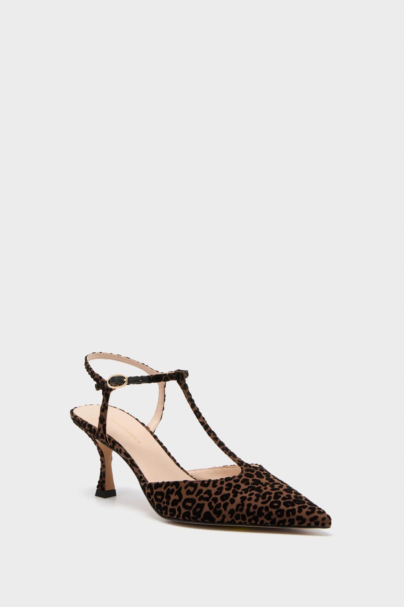 Leopard Velvet Margot Heels | Tuckernuck (US)