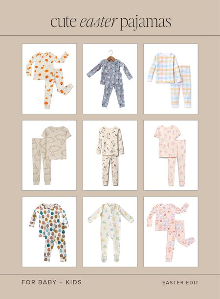 cute easter pajamas for your kids!

#LTKbaby #LTKkids #LTKSeasonal
