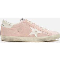 Golden Goose Women's Superstar Suede Trainers - Baby Pink/White - UK 7 | Coggles (Global)