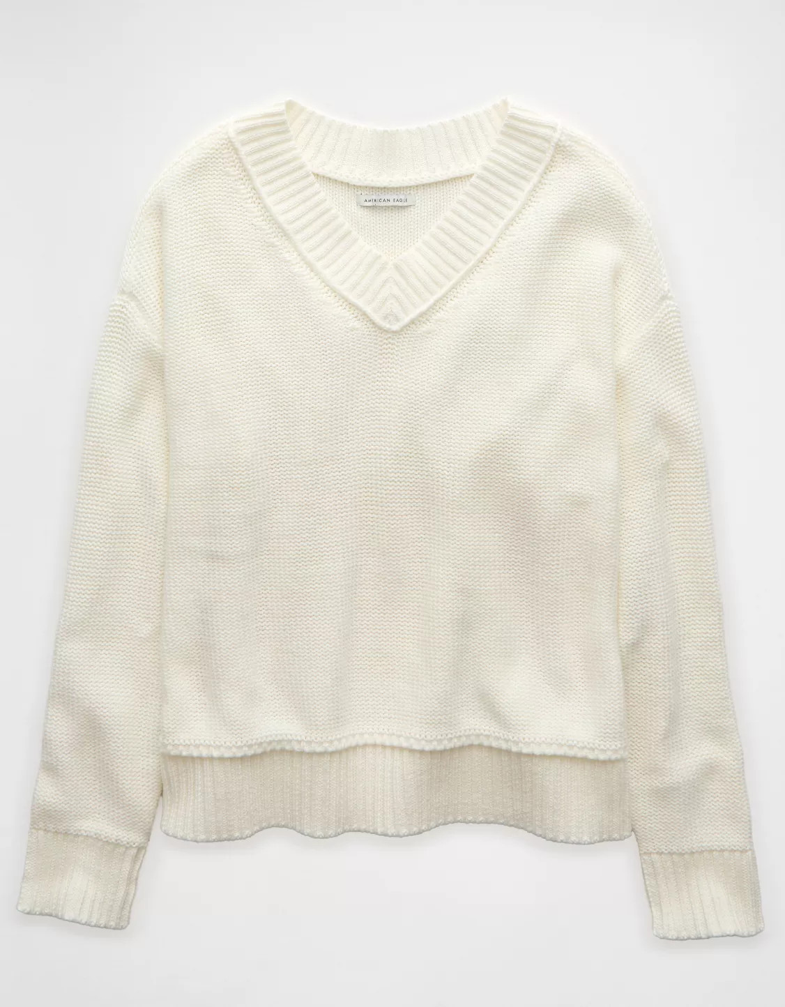 AE Long Weekend V-Neck Sweater | American Eagle Outfitters (US & CA)