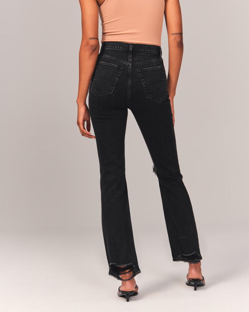 Women's Ultra High Rise Ankle Straight Jean | Women's Up To 40% Off Select Styles | Abercrombie.c... | Abercrombie & Fitch (US)