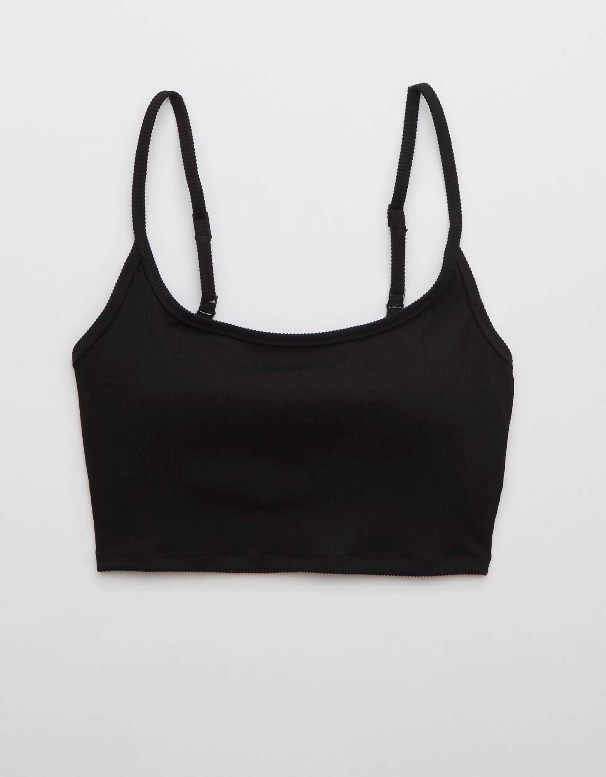 Aerie Ribbed Longline Scoop Bikini Top | Aerie