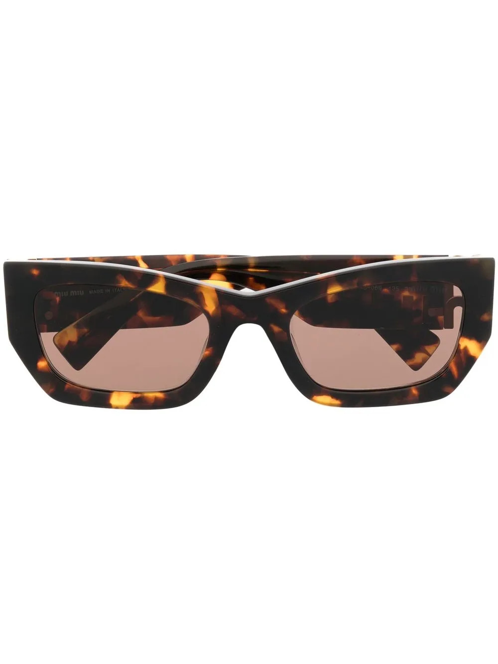 Miu Miu Eyewear cat-eye Frame Sunglasses | Brown | FARFETCH | Farfetch Global