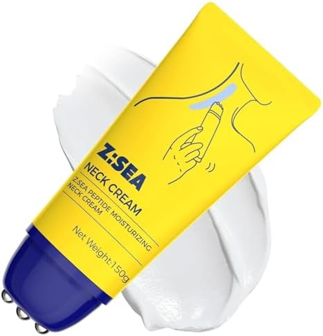 Z:SEA Neck Firming Cream with Roller - 5.29 Fl Oz Anti-Aging Neck & Chest Cream with Peptide, Col... | Amazon (US)