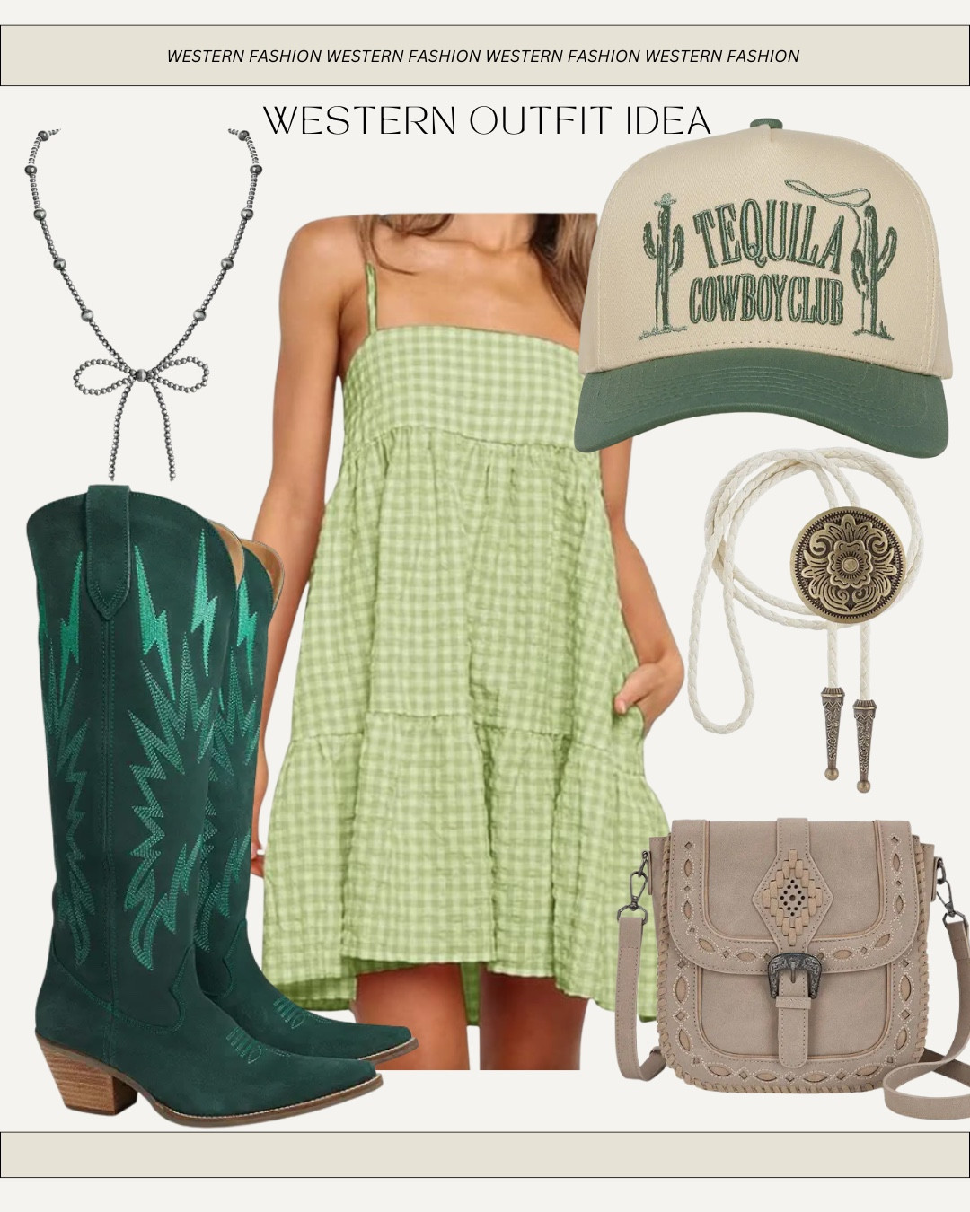 Amazon Summer western outfit idea, cowgirl boots Country concert outfit festival outfit gingham plaid dress spring summer vacation ￼

#LTKootd #LTKgrwm #LTKTravel