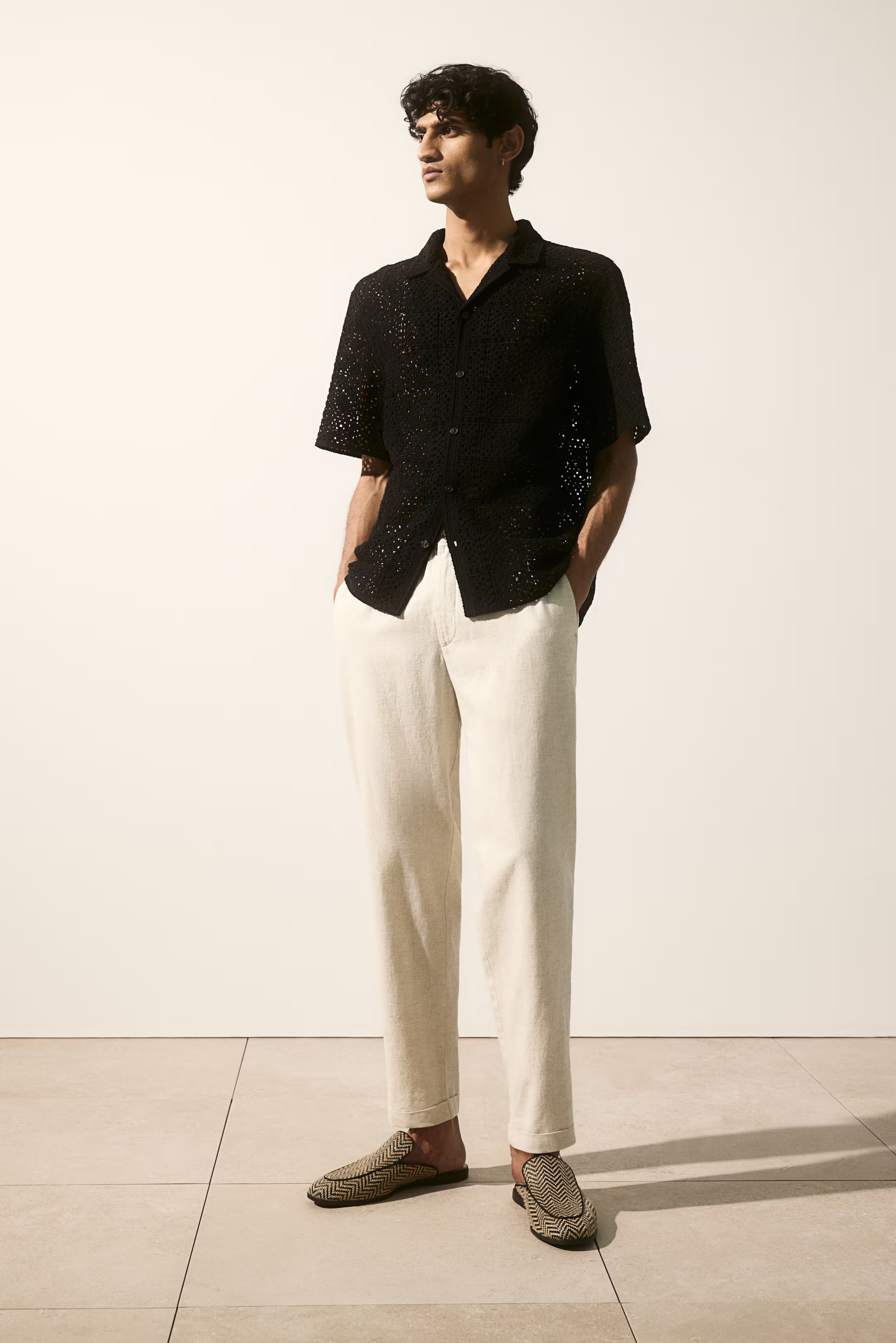 Regular Fit Linen-blend Pants | H&M (US + CA)