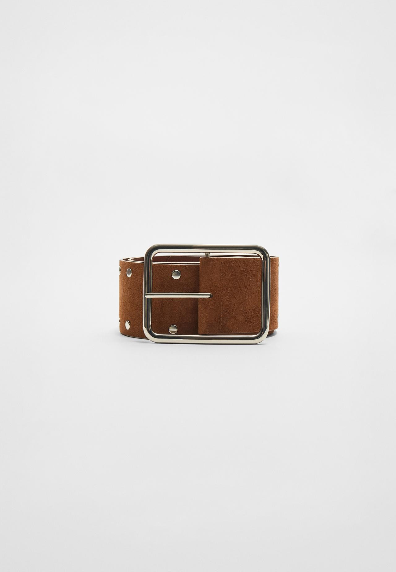 Brede riem met studs | Stradivarius (NL)