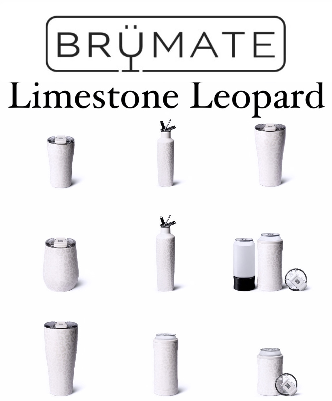 Brumate Limestone Leopard Collection – Knot Too Shabby-Amelia