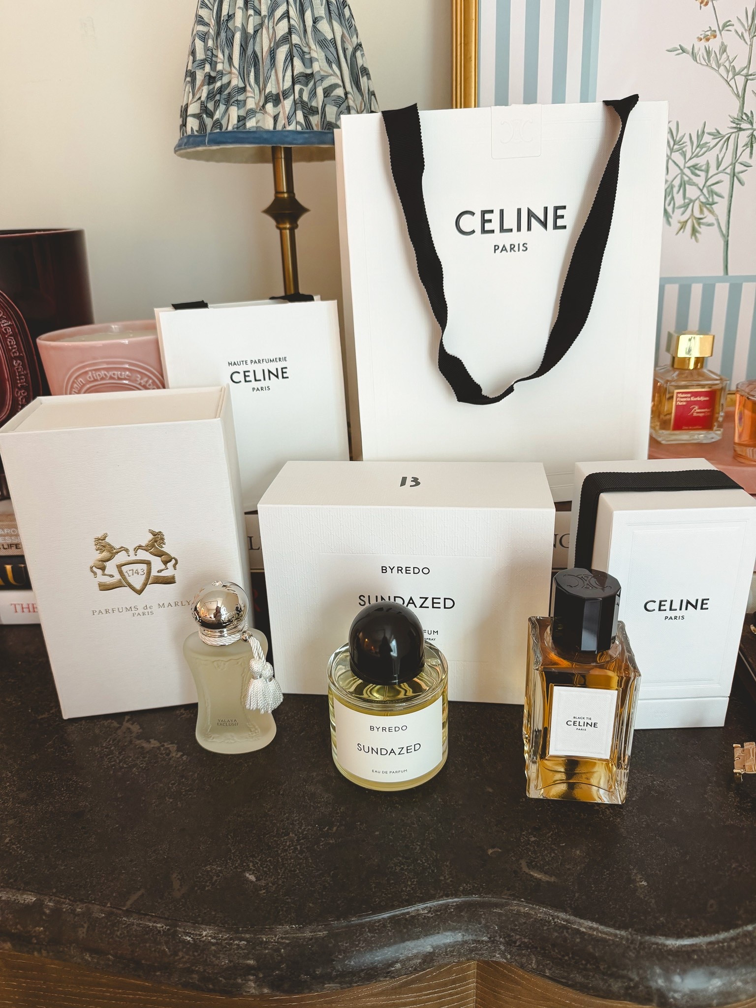 New fragrances: Celine black tie, byredo sundazed, parfums de marly valaya exclusif 🤍

#LTKSeasonal #LTKselfcare