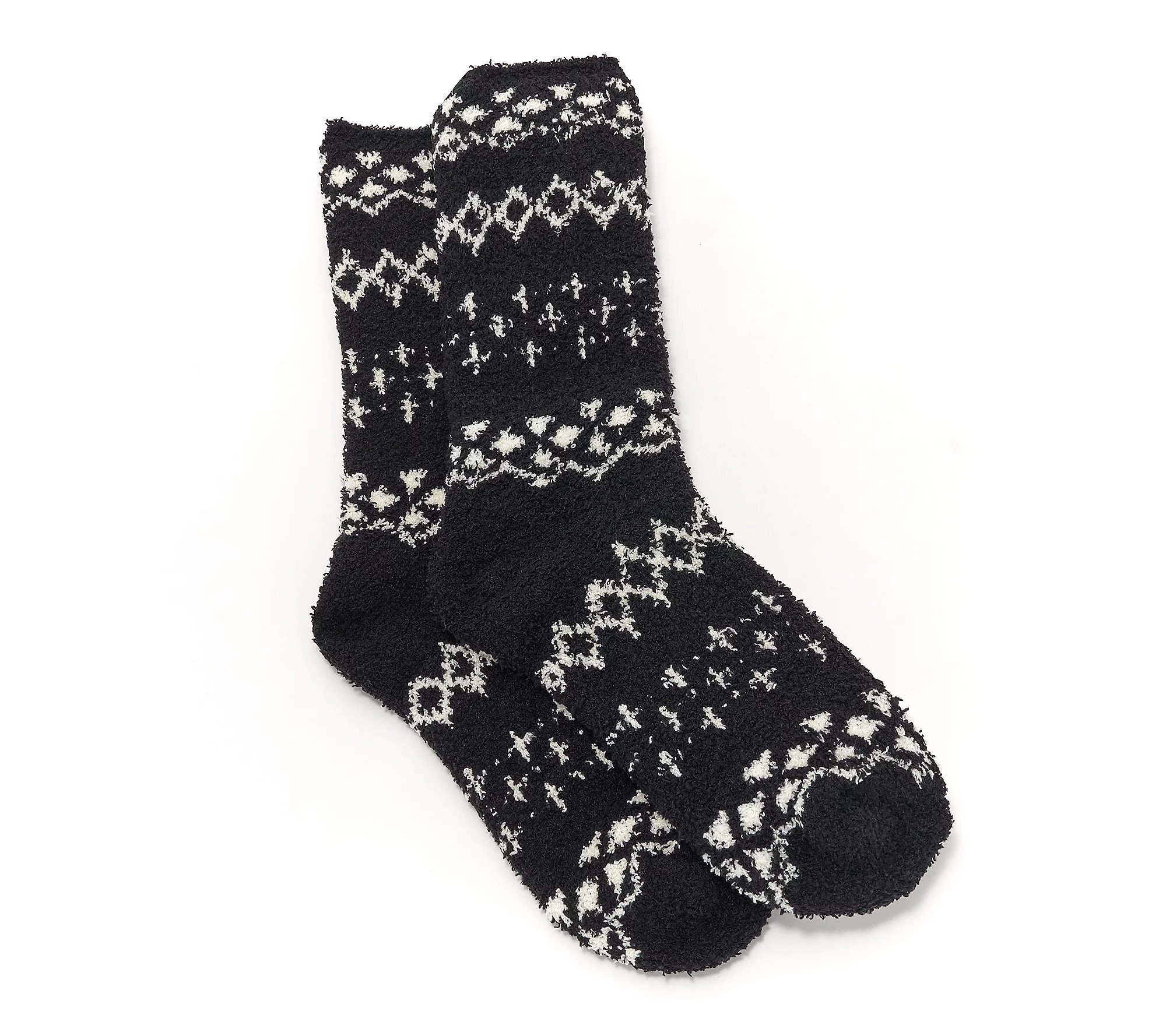 Barefoot Dreams CozyChic Summit Fairisle Socks | QVC