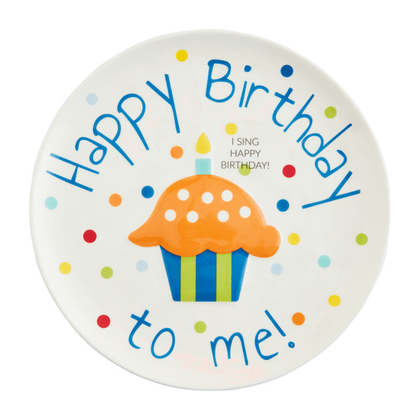 Boy's Birthday Singing Plate | Mud Pie