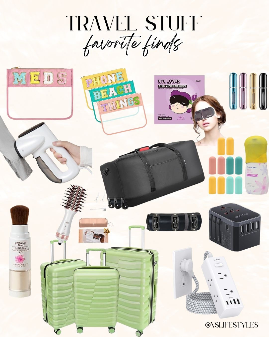 The ultimate travel gear guide is here! 🌴

I have found the best products to keep you safe, organized, and refreshed. These essentials are a mix of security, beauty, and organization.

Don’t forget the compact travel pillow and nail polish wipes. Pack with confidence knowing you have all of the little things that make a big difference! 💄

#TravelGear #TravelTips #VacationReady #AmazonFashion #BeautyFinds #ExplorePage #LTKtravel_under_50

#LTKTravel