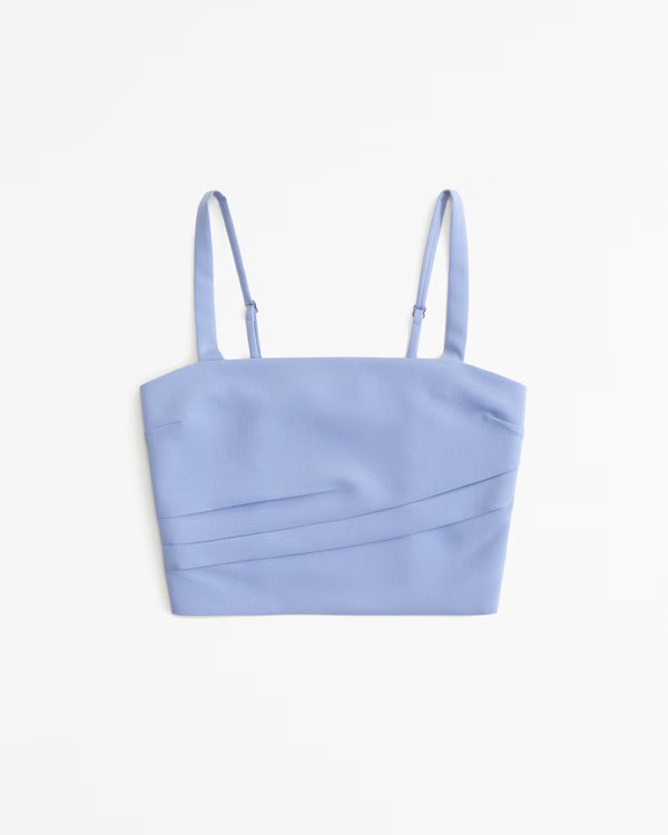 Women's Tailored Squareneck Set Top | Women's Matching Sets | Abercrombie.com | Abercrombie & Fitch (US)