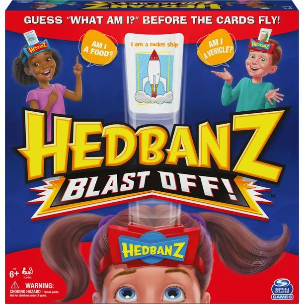 Hedbanz Blast Off! Guessing Game for Kids and Families Ages 6 and up - Walmart.com | Walmart (US)