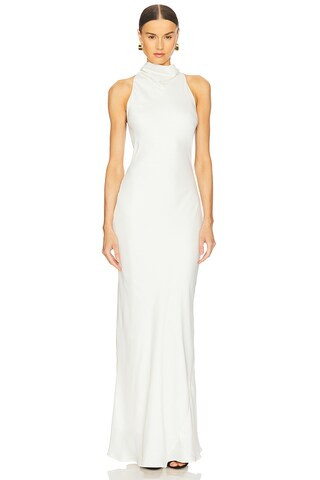 ROTATE Lace Maxi Dress in Egret from Revolve.com | Revolve Clothing (Global)