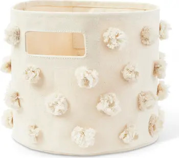 Pompom Canvas Bin | Nordstrom